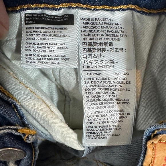 Levis 559 Relaxed Straight Denim Jeans Western Mens Tag 38 x 30 Cowboy - Picture 7 of 7